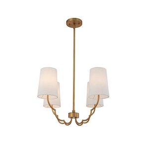 Sophia - 4 Light Chandelier In Contemporary Style-18 Inches Tall and 22 Inches Wide - 1294999