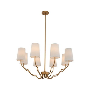 Sophia - 8 Light Chandelier In Contemporary Style-20 Inches Tall and 34 Inches Wide - 1294944