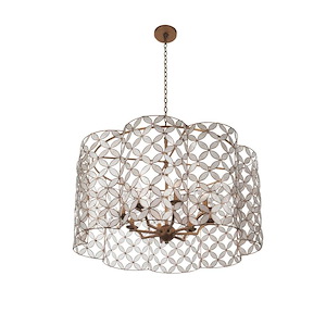 Maurelle - 8 Light Pendant In Coastal Style-22 Inches Tall and 36 Inches Wide - 1295021