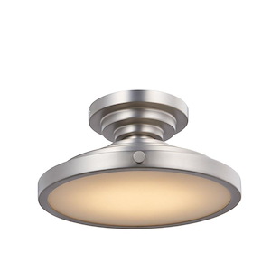 Pasos - LED Flush Mount In Art Deco Style-5 Inches Tall and 10 Inches Wide - 1294892