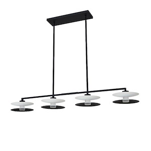 Fresno - 20W 4 LED Island In Contemporary Style-14 Inches Tall and 8 Inches Wide - 1295024