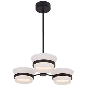 Anel - 28W LED Chandelier-13 Inches Tall and 24 Inches Wide