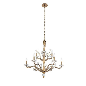 Venus - 9 Light Chandelier-34 Inches Tall and 32 Inches Wide - 1294989