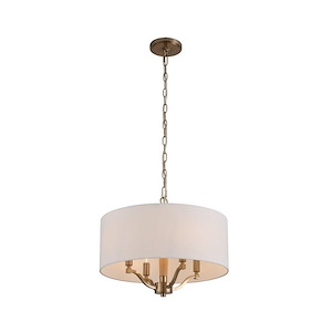 Curva - 4 Light Chandelier-15 Inches Tall and 18 Inches Wide - 1295056