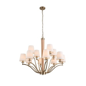 Curva - 12 Light Chandelier-32 Inches Tall and 36 Inches Wide
