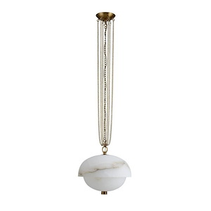Volterra - 39W LED Pendant-24 Inches Tall and 8.5 Inches Wide - 1295005
