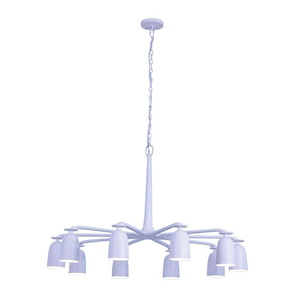 Gabardine - 10 Light Chandelier-27.5 Inches Tall and 42 Inches Wide