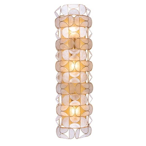 Crescent - 3 Light Wall Sconce In Coastal Style-28 Inches Tall and 3.75 Inches Wide