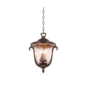 Santa Barbara - 3 Light Outdoor Hanging Lantern-18 Inches Tall and 13 Inches Wide - 156480