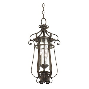 Hartford - Three Light Outdoor Medium Hanging Lantern - 882341