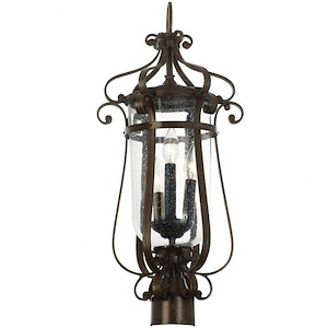 Hartford - 3 Light Post Mount In Traditional Style-24.2 Inches Tall and 11 Inches Wide - 1294921