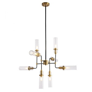 Sovana - 8 Light Chandelier-70 Inches Tall and 37 Inches Wide