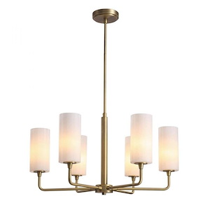 Ortona - 6 Light Chandelier-55 Inches Tall and 26 Inches Wide - 1152379