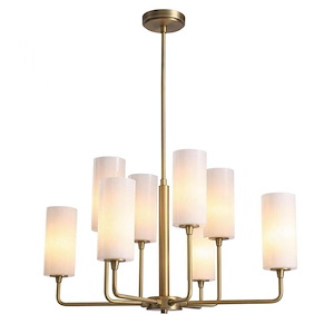 Ortona - 8 Light Chandelier-57 Inches Tall and 31 Inches Wide - 1153078