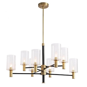 Varenna - 8 Light Chandelier-59 Inches Tall and 33 Inches Wide