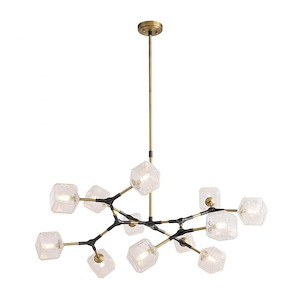 Matterhorn - 12 Light Chandelier-89 Inches Tall and 44 Inches Wide