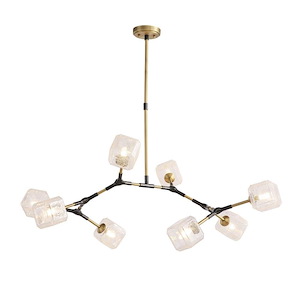 Matterhorn - 8 Light Chandelier-63 Inches Tall and 46 Inches Wide - 1148758