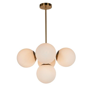 Sora - 5 Light Chandelier-62 Inches Tall and 21 Inches Wide