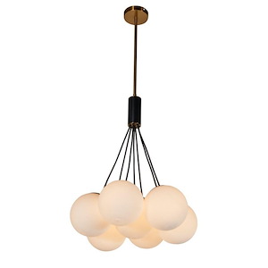 Rome - 7 Light Chandelier-37 Inches Tall and 20 Inches Wide