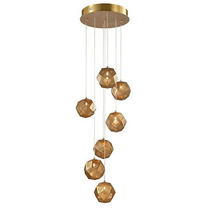Zara - 5W 7 LED Chandelier-125 Inch Tall and 13 Inch Wide - 1418352