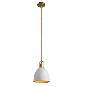 Vasto - 1 Light Pendant-52 Inches Tall and 9 Inches Wide