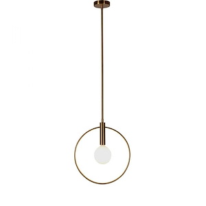 Canolo - 1 Light Small Pendant-51 Inches Tall and 16 Inches Wide - 1152142