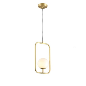 Loreto - 1 Light Single Pendant-55 Inches Tall and 10 Inches Wide - 1145660