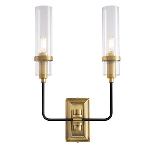 Sovana - 2 Light Double Parallel Wall Sconce-19 Inches Tall and 12 Inches Wide - 1149418