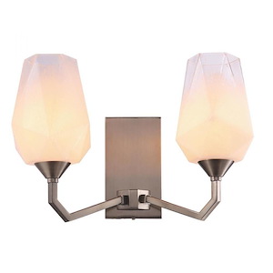 Altomonte - 2 Light Double Wall Sconce-11 Inches Tall and 16 Inches Wide