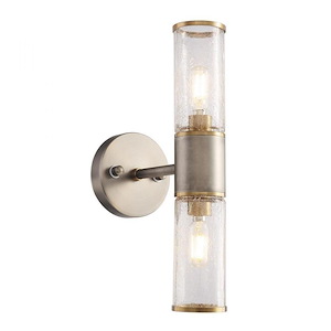 Gradara - 2 Light Double Wall Sconce-14 Inches Tall and 5 Inches Wide