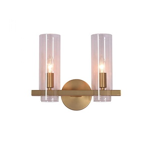 Colonna - 2 Light Double Wall Sconce-11 Inches Tall and 13 Inches Wide - 1150189