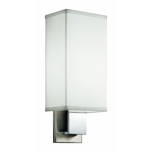 8W 1 Led Wall Bracket - With Transitional Inspirations - 14.25 Inches Tall By 5.5 Inches Wide