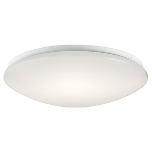 25W 1 Led Flush Mount - With Utilitarian Inspirations - 4.25 Inches Tall By 16 Inches Wide