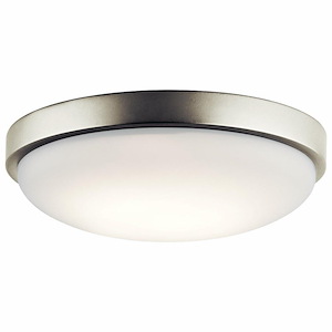 15W 1 Led Flush Mount - With Utilitarian Inspirations - 3 Inches Tall By 11.5 Inches Wide