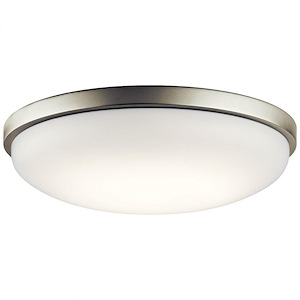 34W 1 Led Flush Mount - With Utilitarian Inspirations - 4.5 Inches Tall By 17.75 Inches Wide