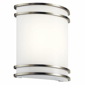 1 Light Wall Sconce - with Utilitarian inspirations - 10.75 inches tall by 9.5 inches wide