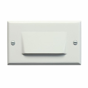 LED Shielded Step Light - with Utilitarian inspirations - 2.75 inches tall by 1.5 inches wide
