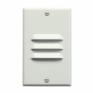 Led Vertical Louver Step Light - With Utilitarian Inspirations - 2.75 Inches Tall By 1.5 Inches Wide
