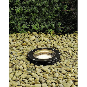 Line Voltage 1 Light Small In-Ground Well Lamp - With Inspirations - 8.25 Inches Tall By 7 Inches Wide
