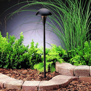 Eclipse - Low Voltage 1 light Path Lamp - with Contemporary inspirations - 18.5 inches tall by 4.5 inches wide - 19591