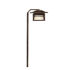 Zen Garden - Low Voltage 1 Light Path And Spread Light - 24 Inches Tall By 7 Inches Wide - 93362