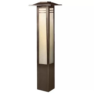 Zen Garden - Low Voltage 1 Light Path And Spread Light - 26 Inches Tall By 7 Inches Wide - 93361