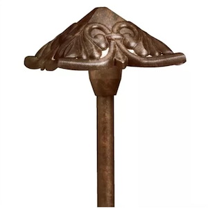 Pierced Pyramid - Light Pierced Pyramid Path Fixture - With Traditional Inspirations - 21.5 Inches Tall By 6.25 Inches Wide
