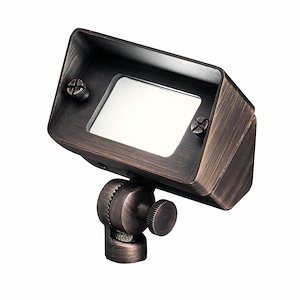 1 Light Flood Light - With Utilitarian Inspirations - 4.25 Inches Tall By 2.5 Inches Wide