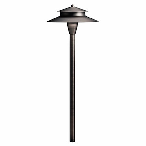 1 Light Path Light - With Utilitarian Inspirations - 23.25 Inches Tall By 8.5 Inches Wide