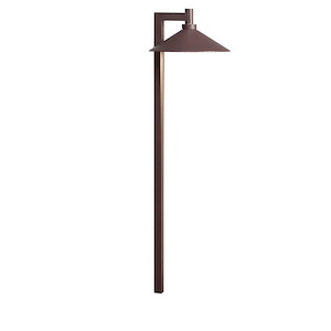 CBR - 4.3W 1 LED Path Light - with Utilitarian inspirations - 26 inches tall by 7.25 inches wide