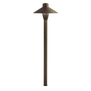 3W 3 LED Traditional Path Light - with Utilitarian inspirations - 22.75 inches tall by 6.75 inches wide - 871642