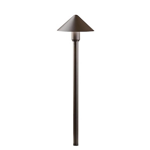 Fundamentals - 4.3W 1 LED Path Light - with Utilitarian inspirations - 18.5 inches tall by 6 inches wide