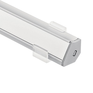 Ils Te Series - 30 Degree Extrusion Channel - With Utilitarian Inspirations - 0.5 Inches Tall By 0.75 Inches Wide