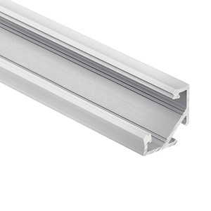 Ils Te Series - 45 Degree Extrusion Channel - With Utilitarian Inspirations - 0.75 Inches Tall By 0.75 Inches Wide